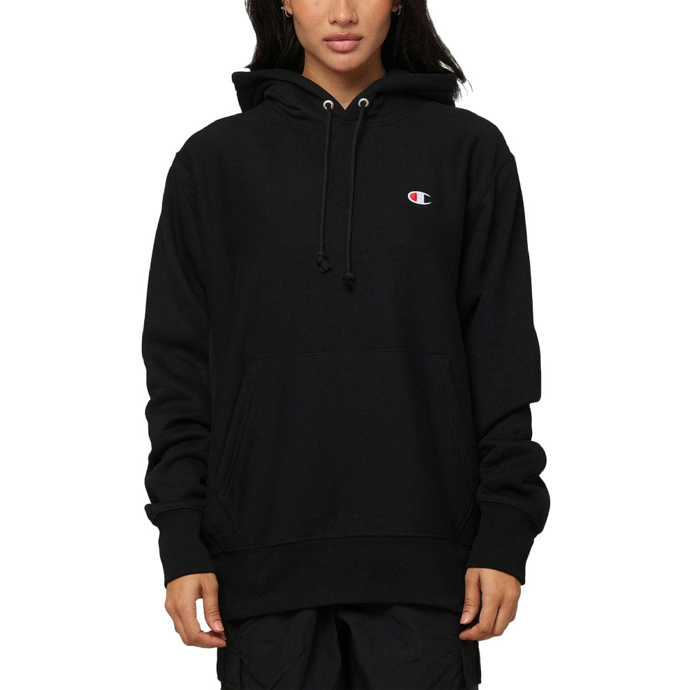 Champion Unisex Reverse Weave Small C Hoodie (Black) – Platinum