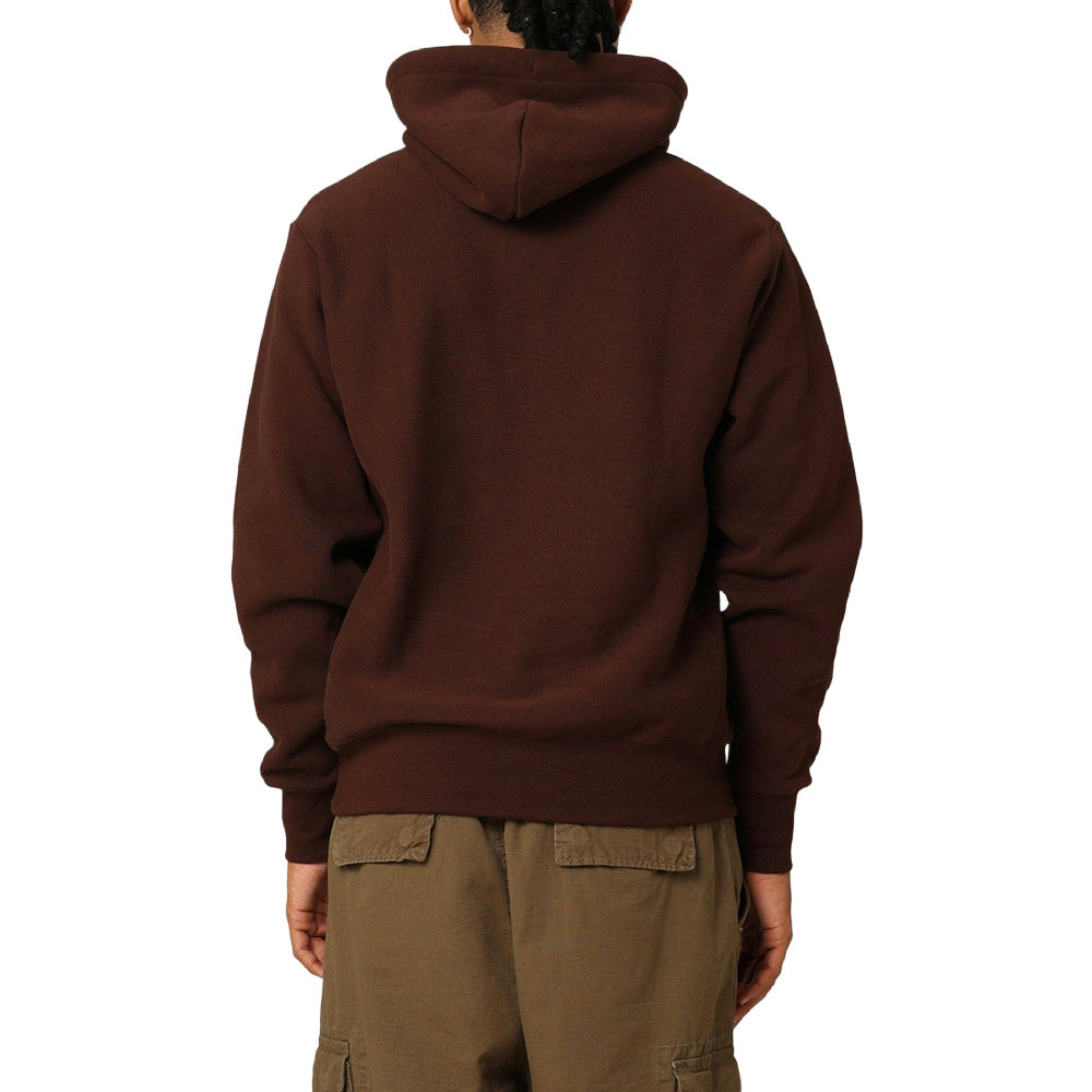 Champion | Unisex Reverse Weave Small C Hoodie (Brown Town)