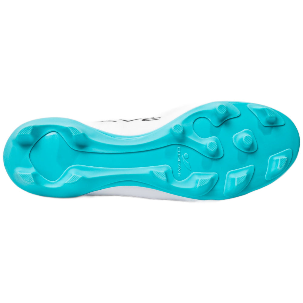 Concave | Mens Halo V2 Firm Ground (White/Cyan/Black)