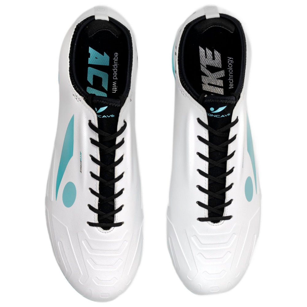 Concave | Mens Halo V2 Firm Ground (White/Cyan/Black)