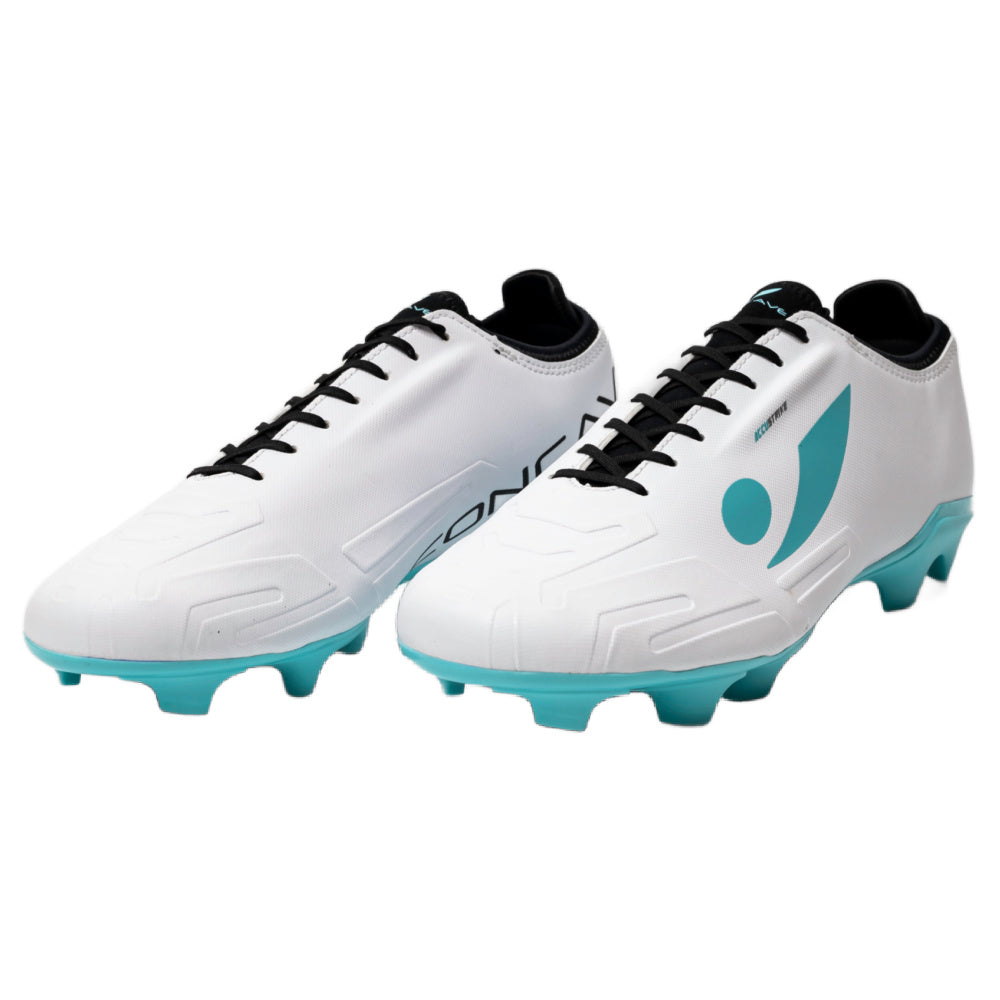 Concave | Mens Halo V2 Firm Ground (White/Cyan/Black)