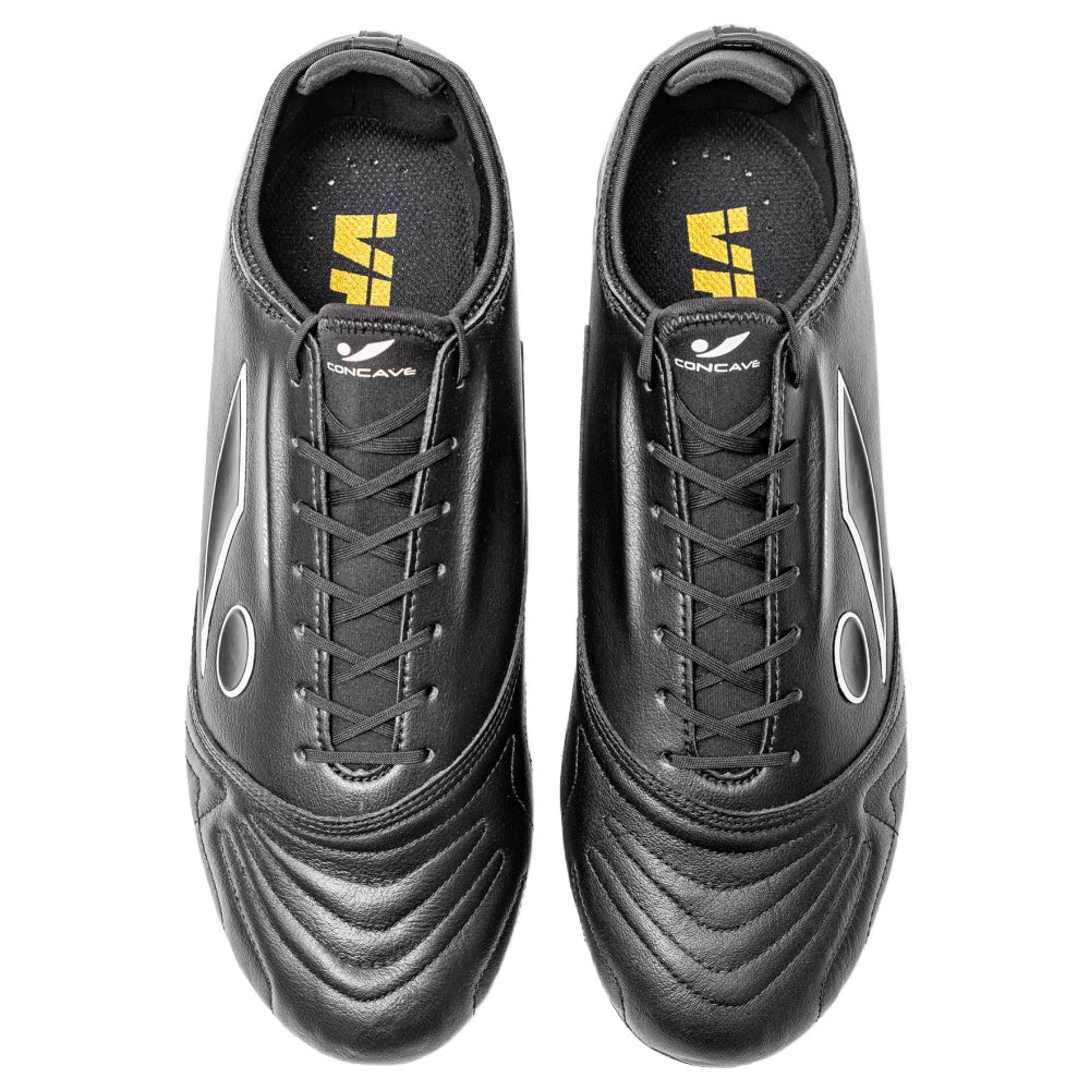 Concave | Mens VPS Pro V1 Firm Ground (Black/White/Gold)