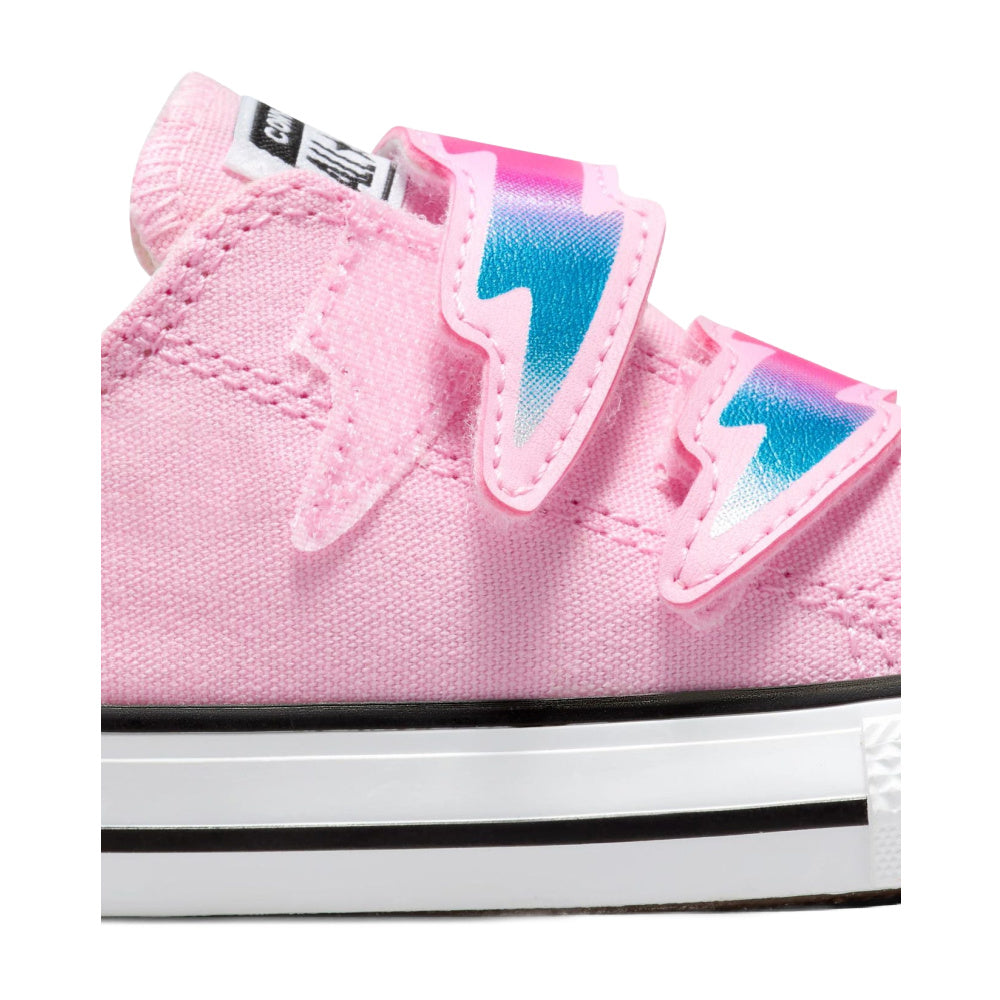 Converse | Infants Chuck Taylor All Star Electric Bolt Easy On Low Top (Pink/White)