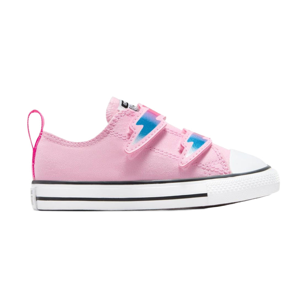 Converse | Infants Chuck Taylor All Star Electric Bolt Easy On Low Top (Pink/White)