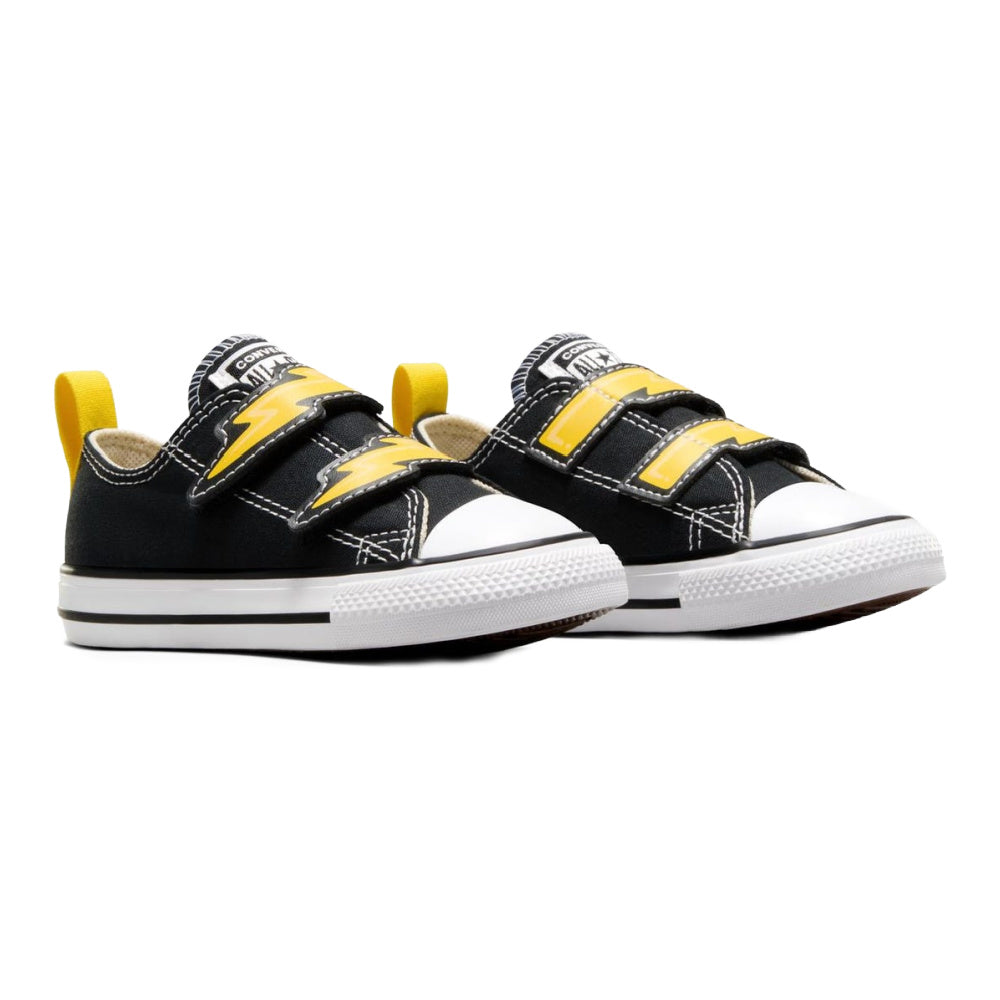 Converse | Infants Chuck Taylor All Star Electric Bolt Low Top (Black/Golden Wren/Ivory)