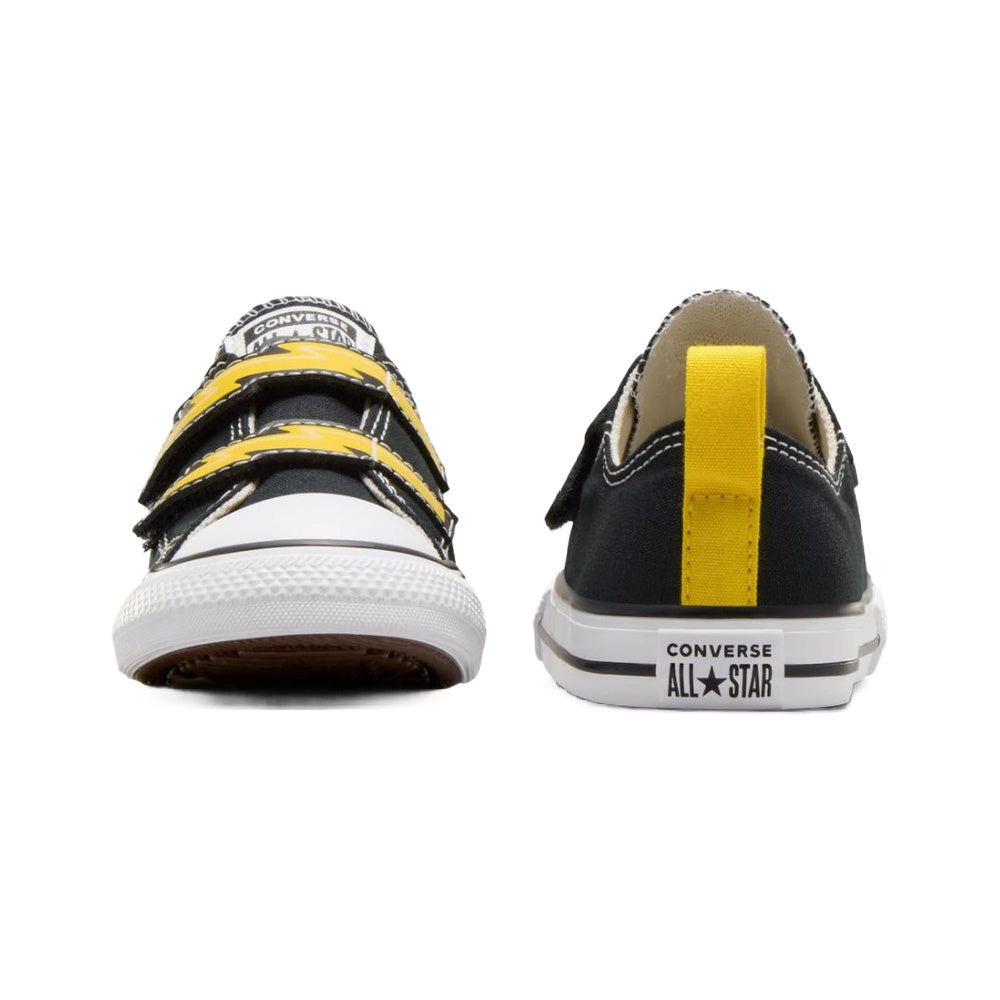 Converse | Infants Chuck Taylor All Star Electric Bolt Low Top (Black/Golden Wren/Ivory)