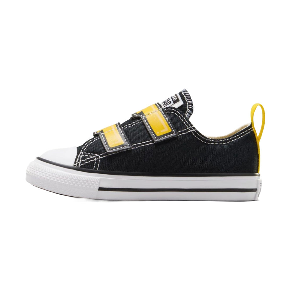 Converse | Infants Chuck Taylor All Star Electric Bolt Low Top (Black/Golden Wren/Ivory)