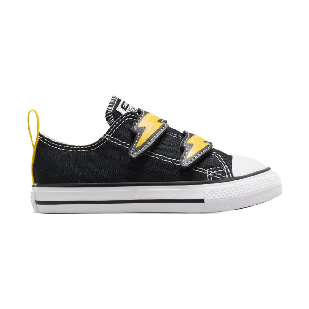 Converse | Infants Chuck Taylor All Star Electric Bolt Low Top (Black/Golden Wren/Ivory)