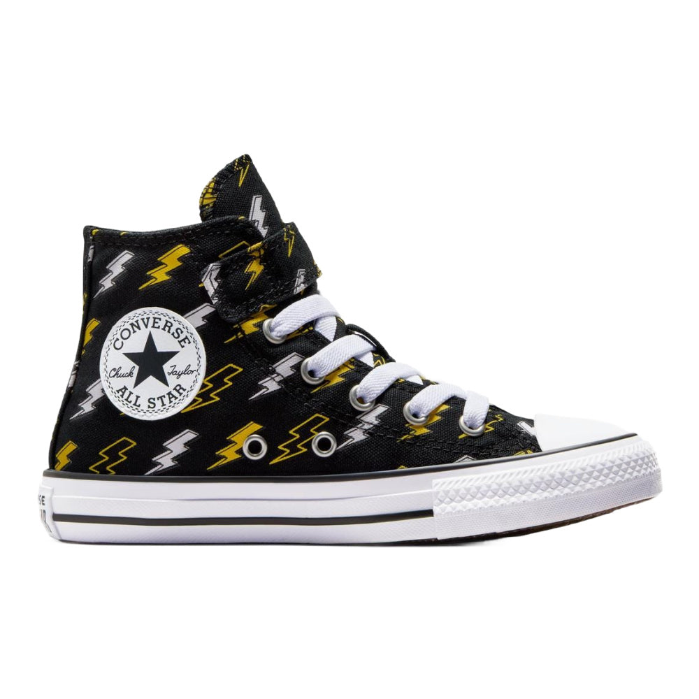 Converse | Kids Chuck Taylor All Star Electric Bolt High Top (Black/Golden Wren/Ghost Town)