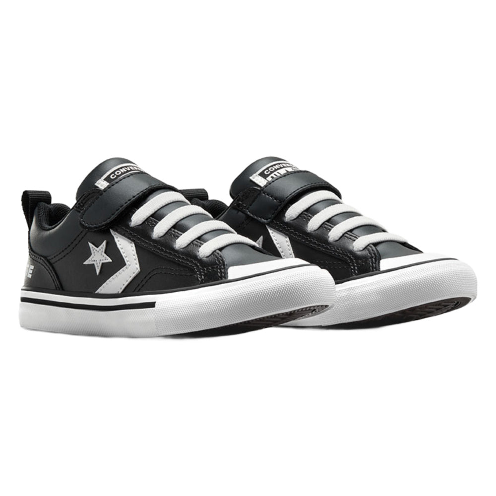 Converse | Kids Pro Blaze Leather Low (Black/White)