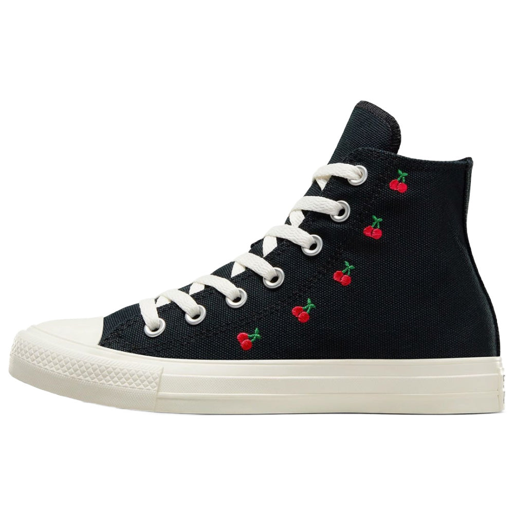 Converse | Womens Converse Chuck Taylor All Star Cherries High Top (Black/Egret/Red)