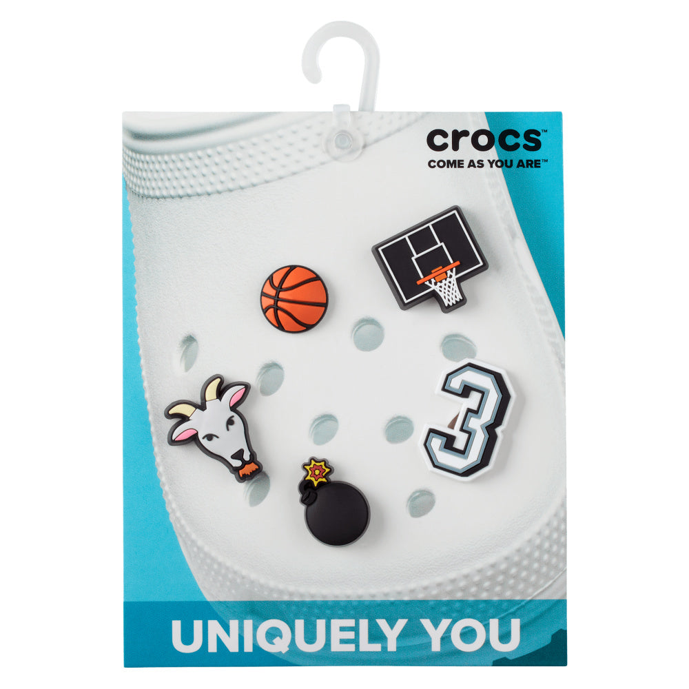 Crocs | Jibbitz™ Charms Basketball Star 5 Pack
