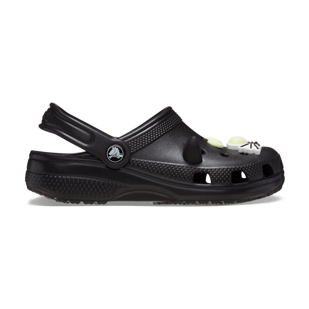 Crocs | Infants Classic Glow In The Dark Black Cat Clog (Black)