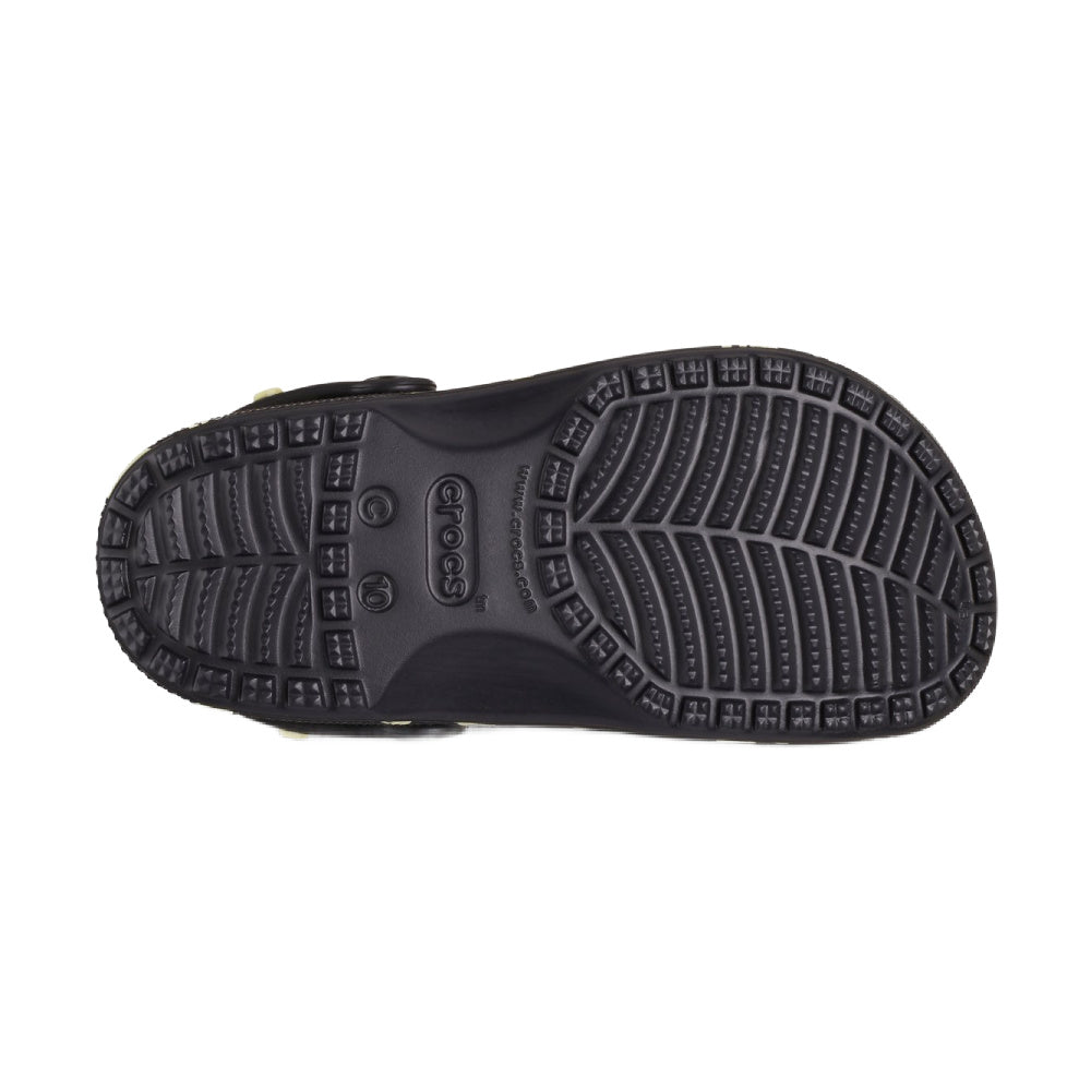 Crocs | Toddlers Classic Clog Glow-In-The-Dark Space (Black)