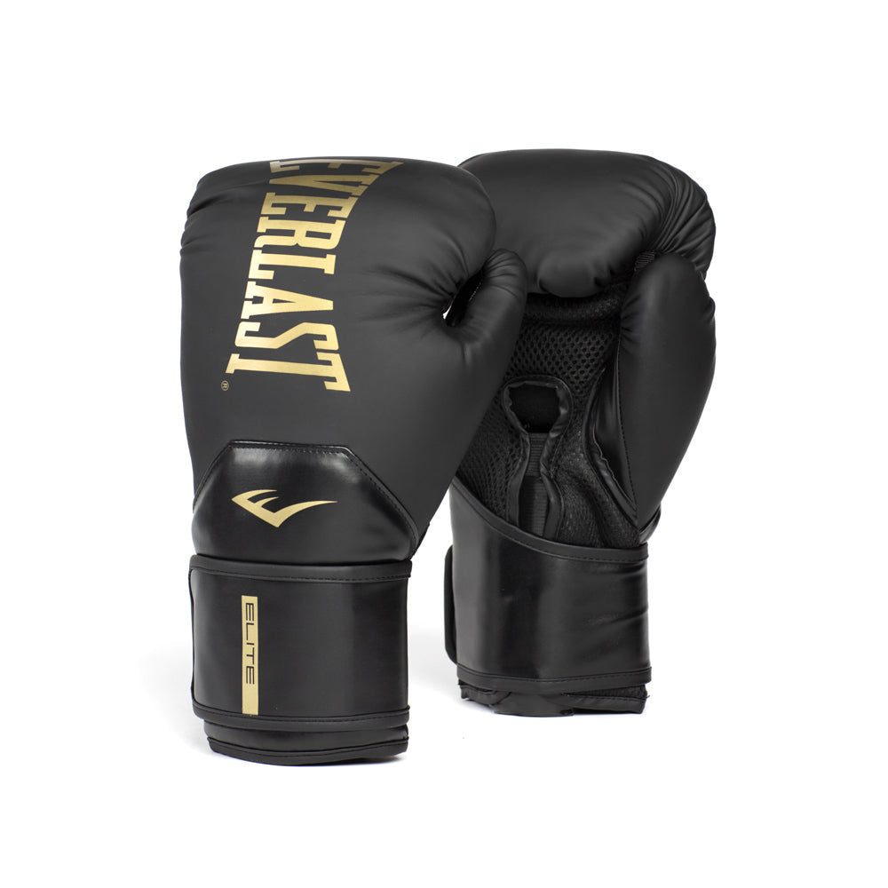 Everlast | Elite 2 Boxing Gloves 12oz (Black/Gold)