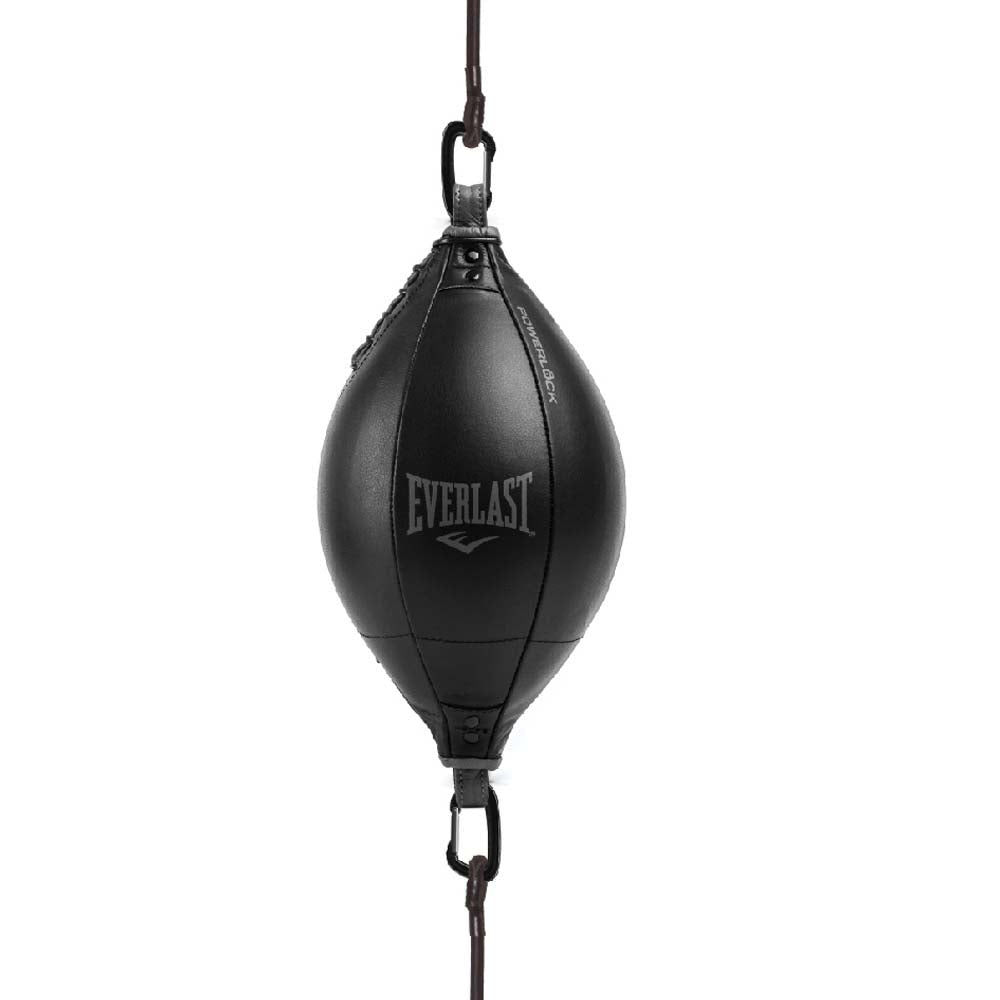 Everlast | Powerlock Leather Floor To Ceiling Strike Bag (Black)