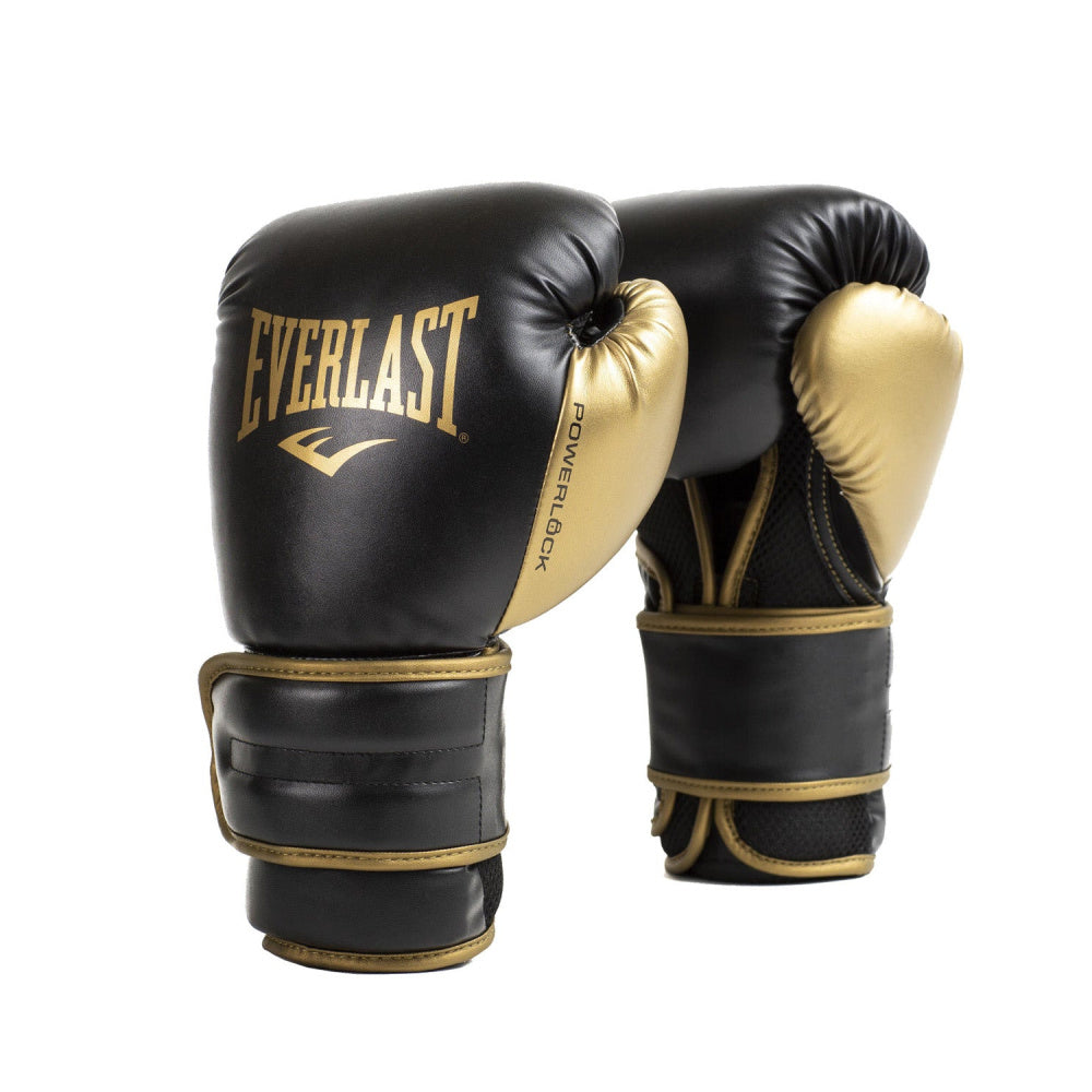 Everlast | Powerlock 2 Training Gloves 16Oz (Black/Gold)