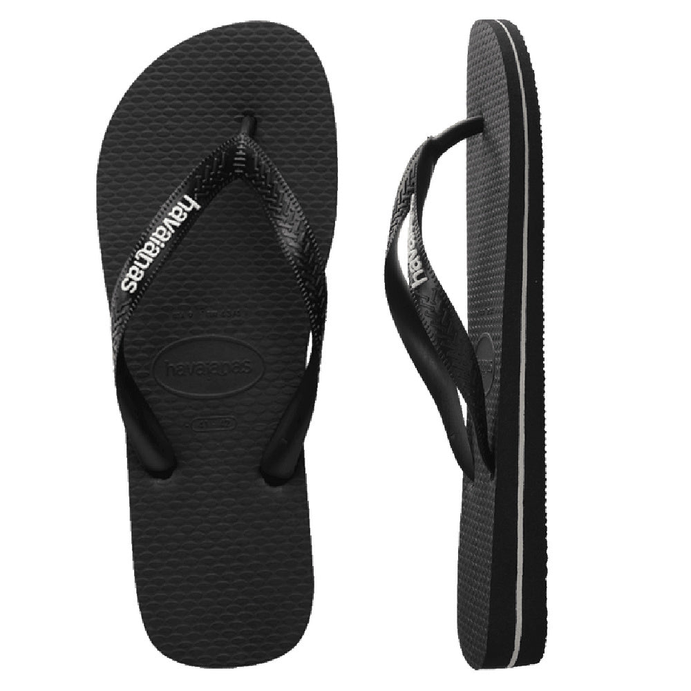 Havaianas | Mens Rubber Logo (Black/Glacial White)