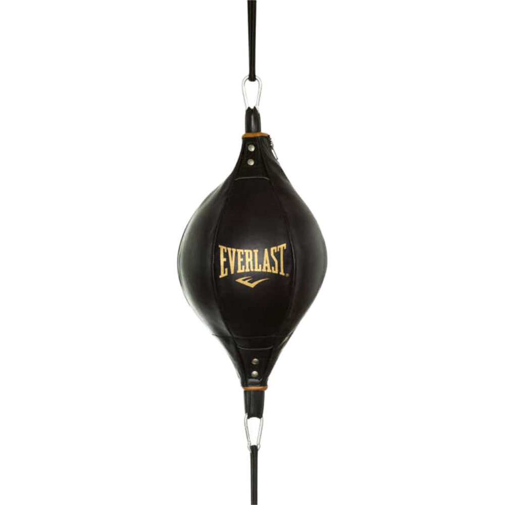 Everlast | Precision Leather Floor To Ceiling Strike Bag (Black/Gold)