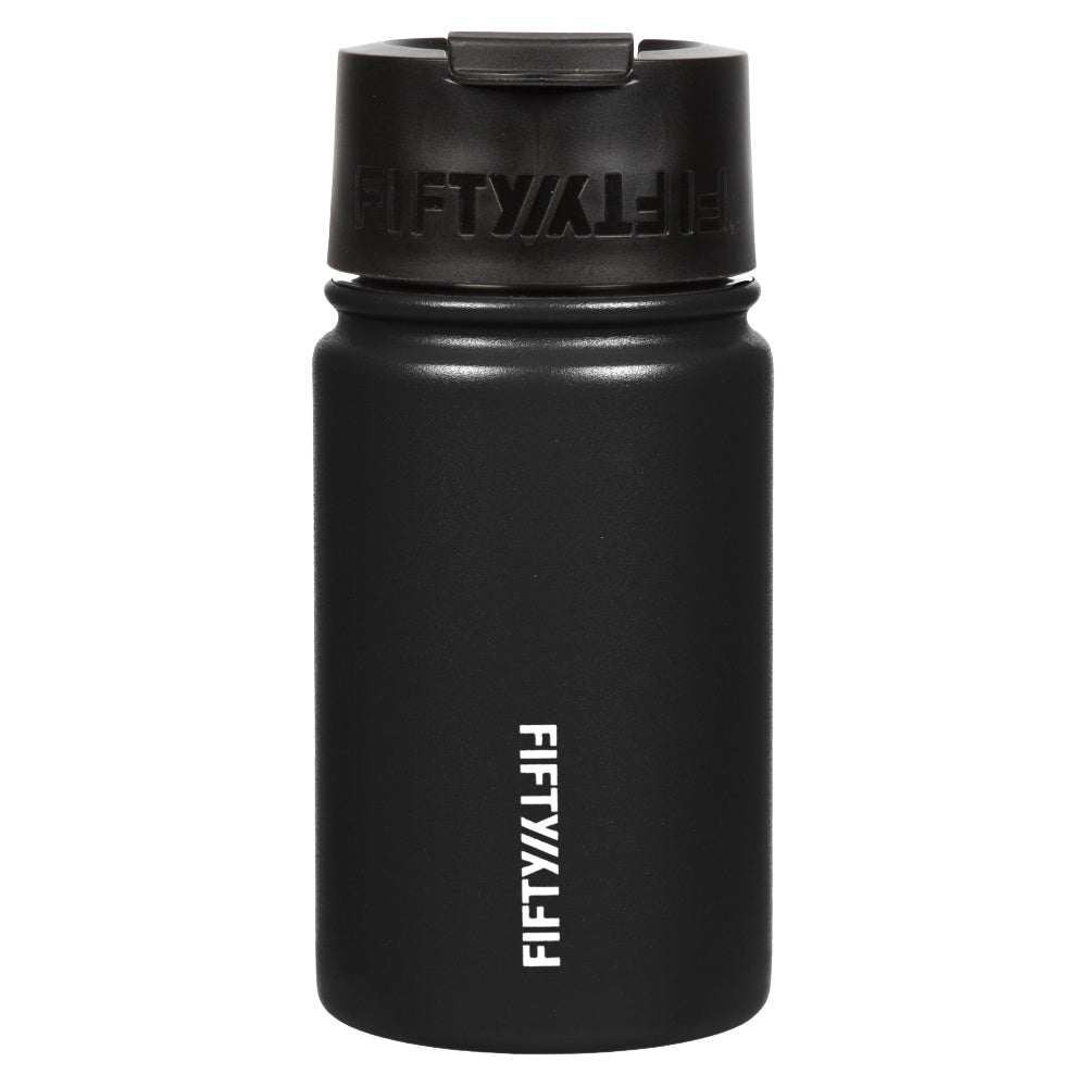 Fifty/Fifty | Bottle With Flip Top Lid 354ml (Matte Black)