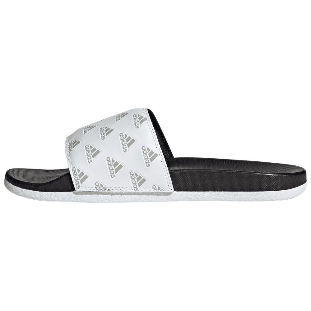 Adidas | Unisex Adilette Comfort Slides (Cloud White/Grey)