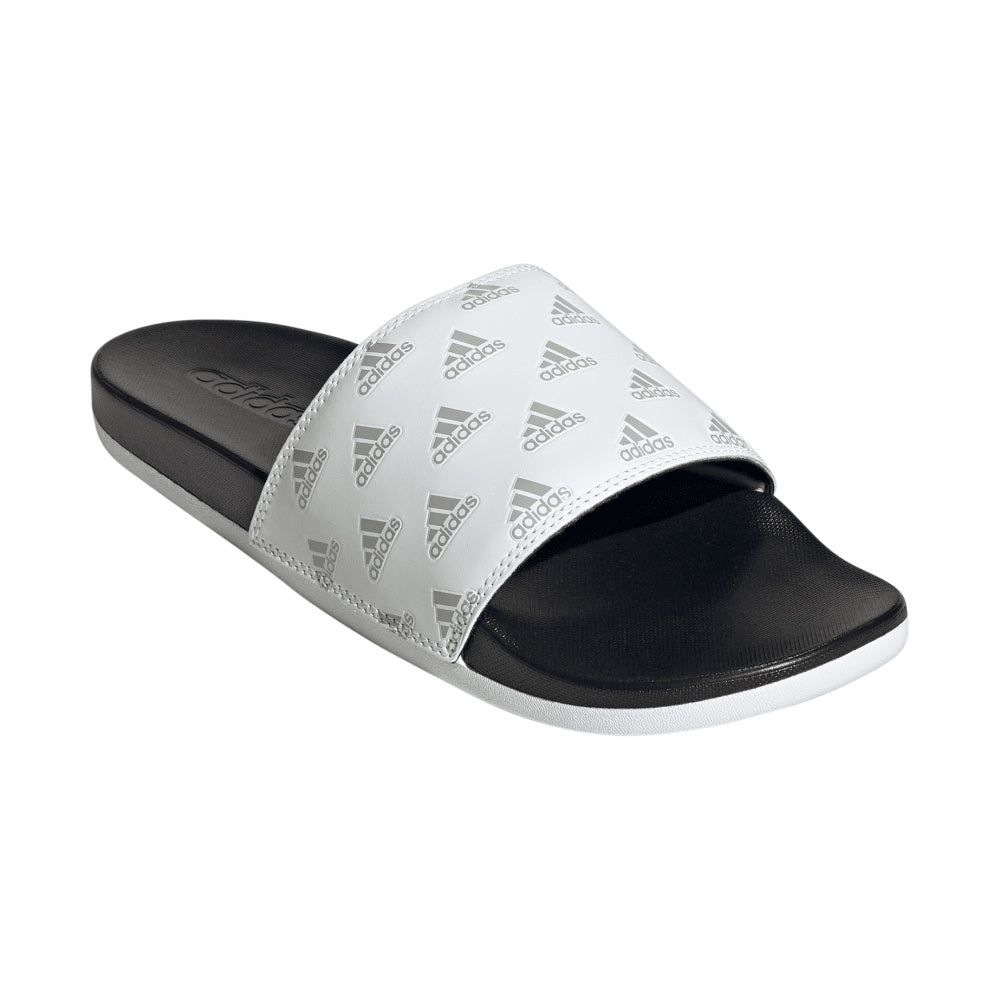 Adidas | Unisex Adilette Comfort Slides (Cloud White/Grey)