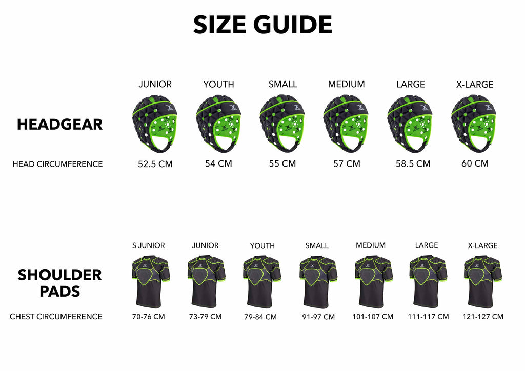 Gilbert | Atomic V2 Shoulder Pads (Black/Green)