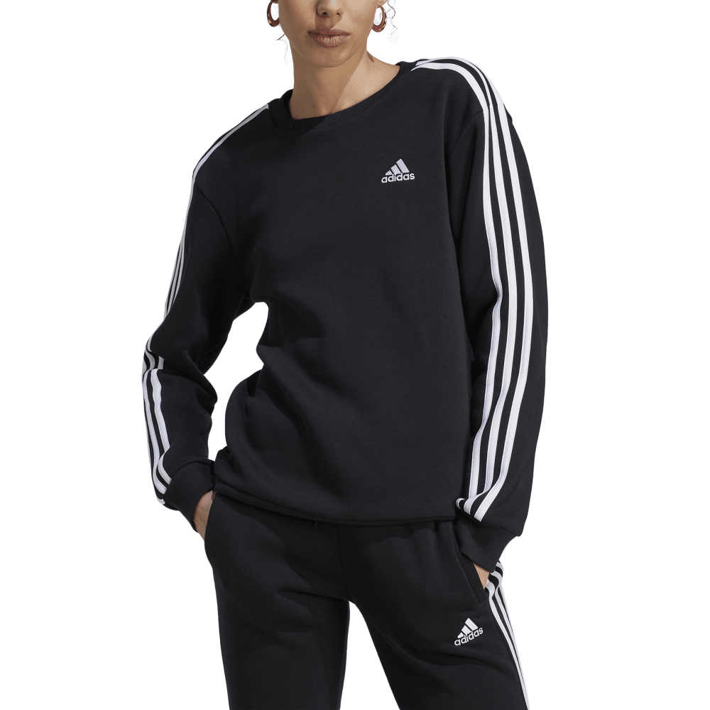 Adidas | Women's Fleece Sweat (Black/White)