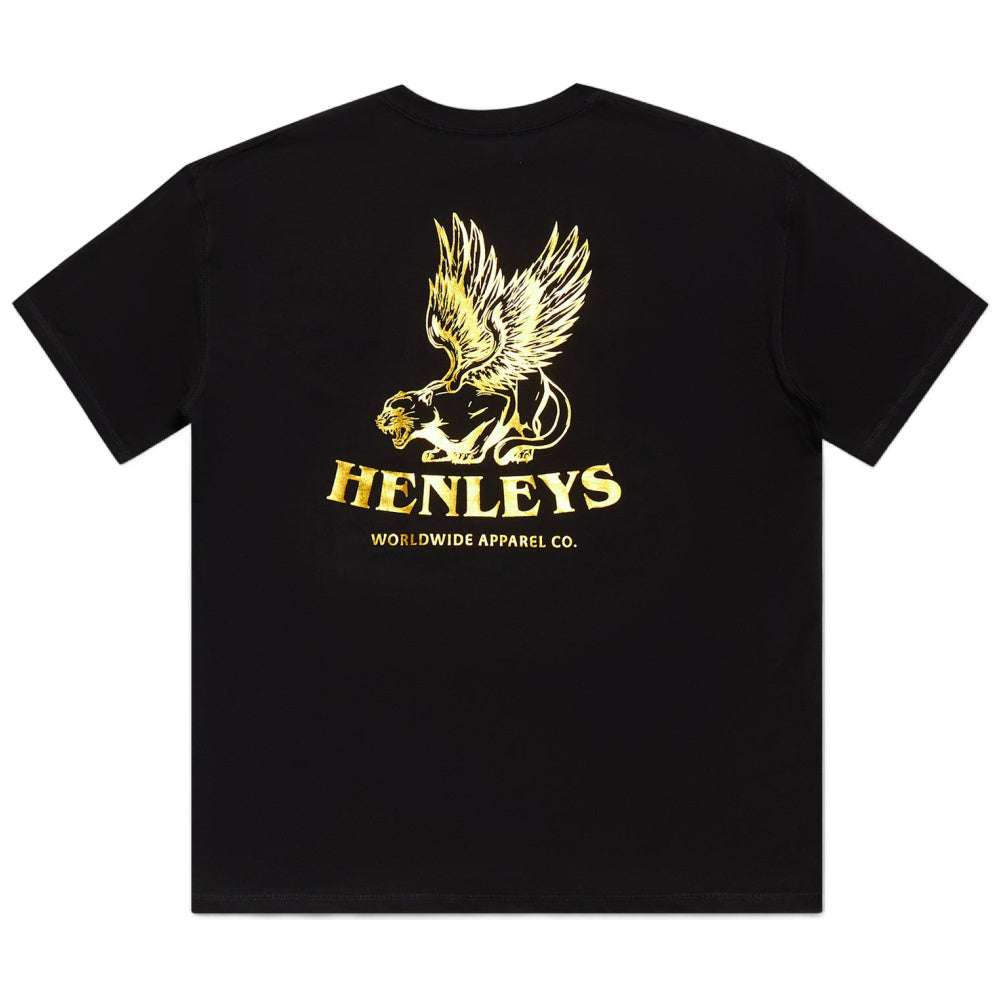 Henleys | Mens Griffin Tee (Black)