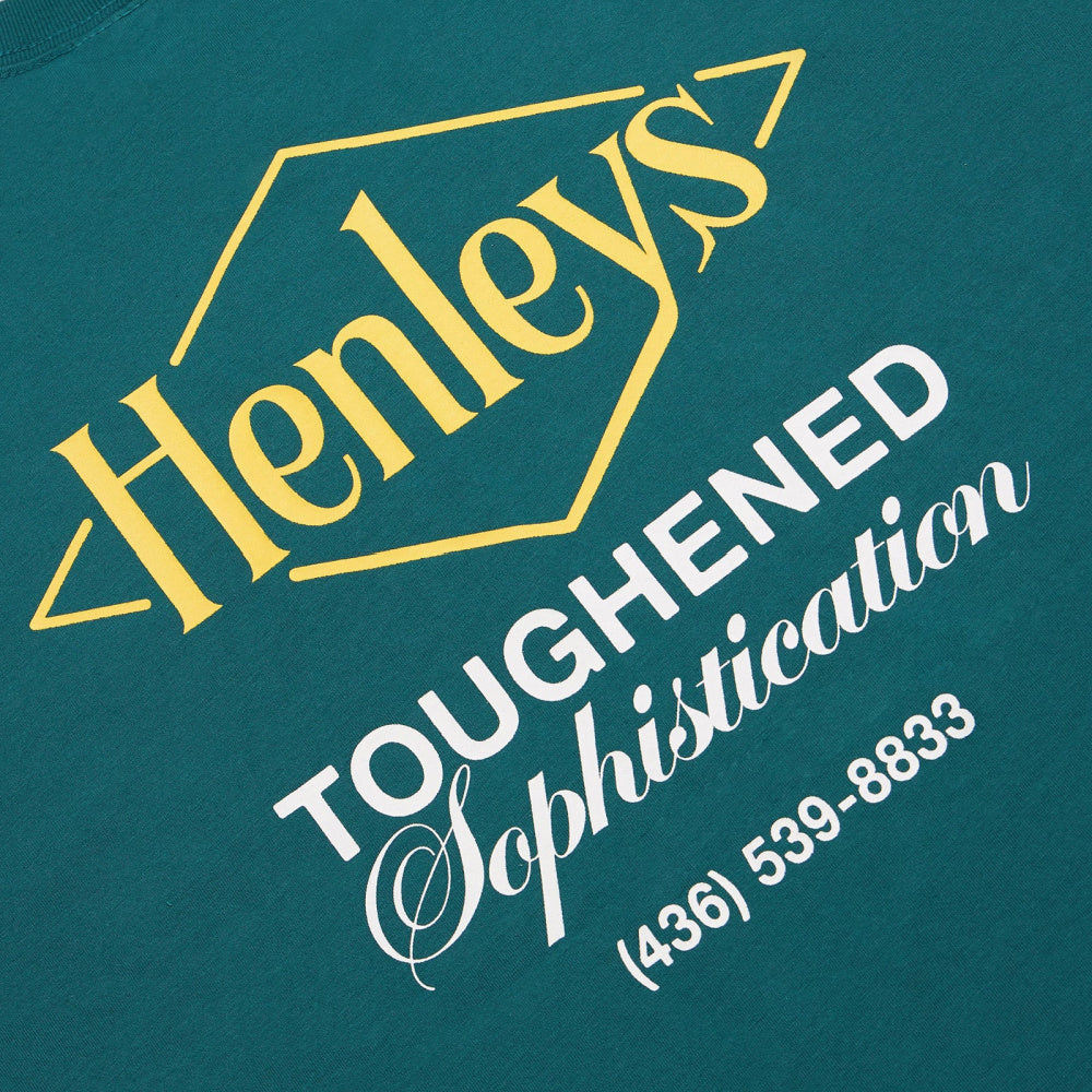 Henleys | Mens Tough Tee (Metal Green)