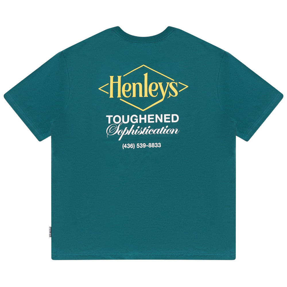 Henleys | Mens Tough Tee (Metal Green)