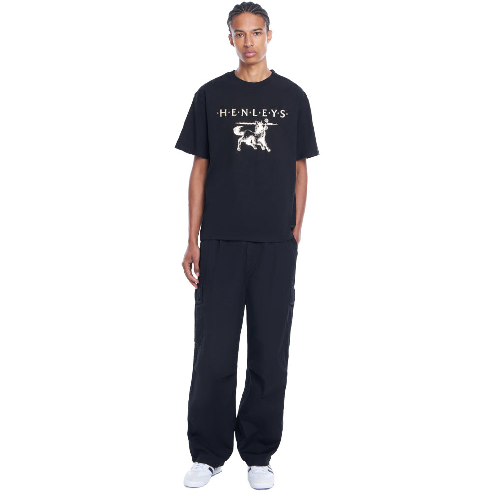 Henleys | Mens Hunter Tee (Black/Gold Foil)