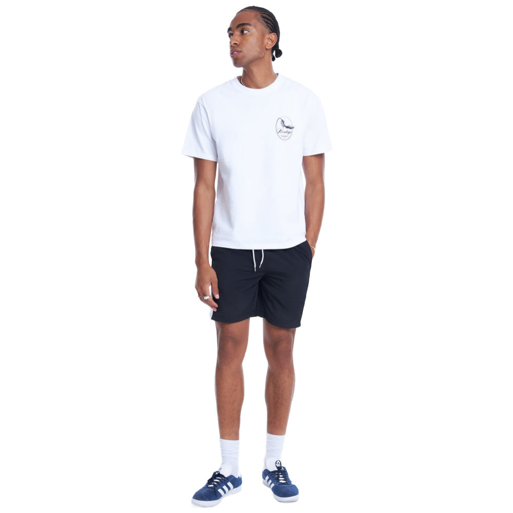 Henleys | Mens Panel Swim Short (Black/Blue)
