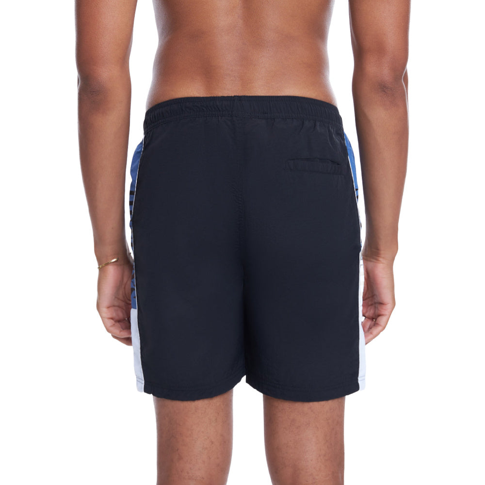 Henleys | Mens Panel Swim Short (Black/Blue)
