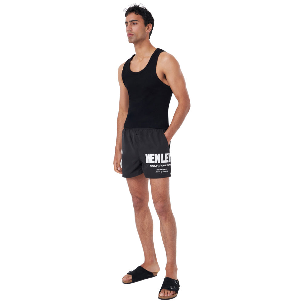 Henleys | Mens World Swim Short (Black)