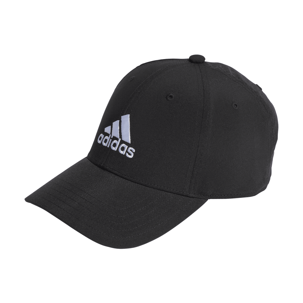 Adidas | Embroidered Logo Lightweight Baseball Cap (Black/White)