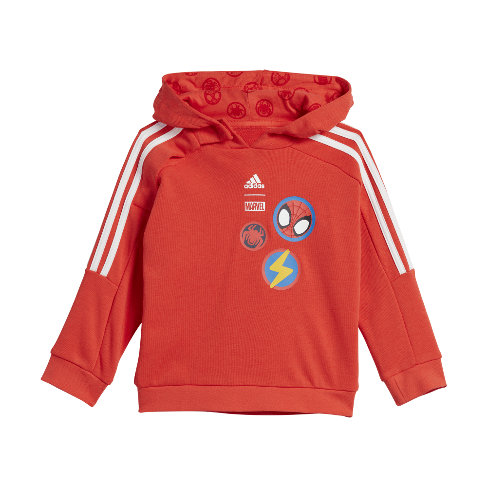 Adidas | Infants Adidas X Marvel Spider-Man Jogger Set (Red/Grey)