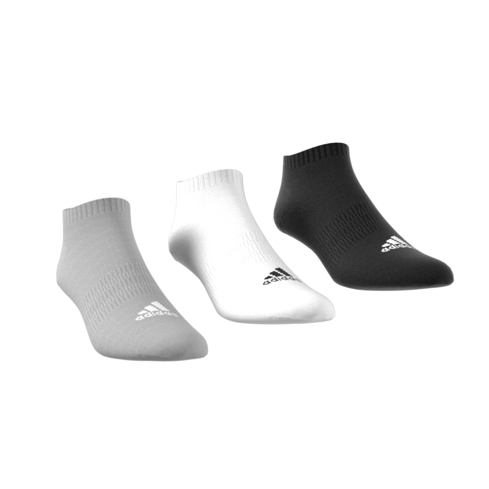 Adidas | Unisex Cushioned Spw Low 3P (Grey/White/Black)