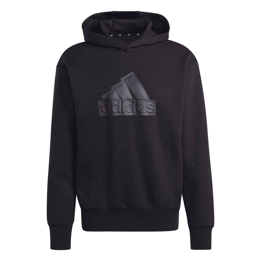 Grey adidas sales hoodie black logo