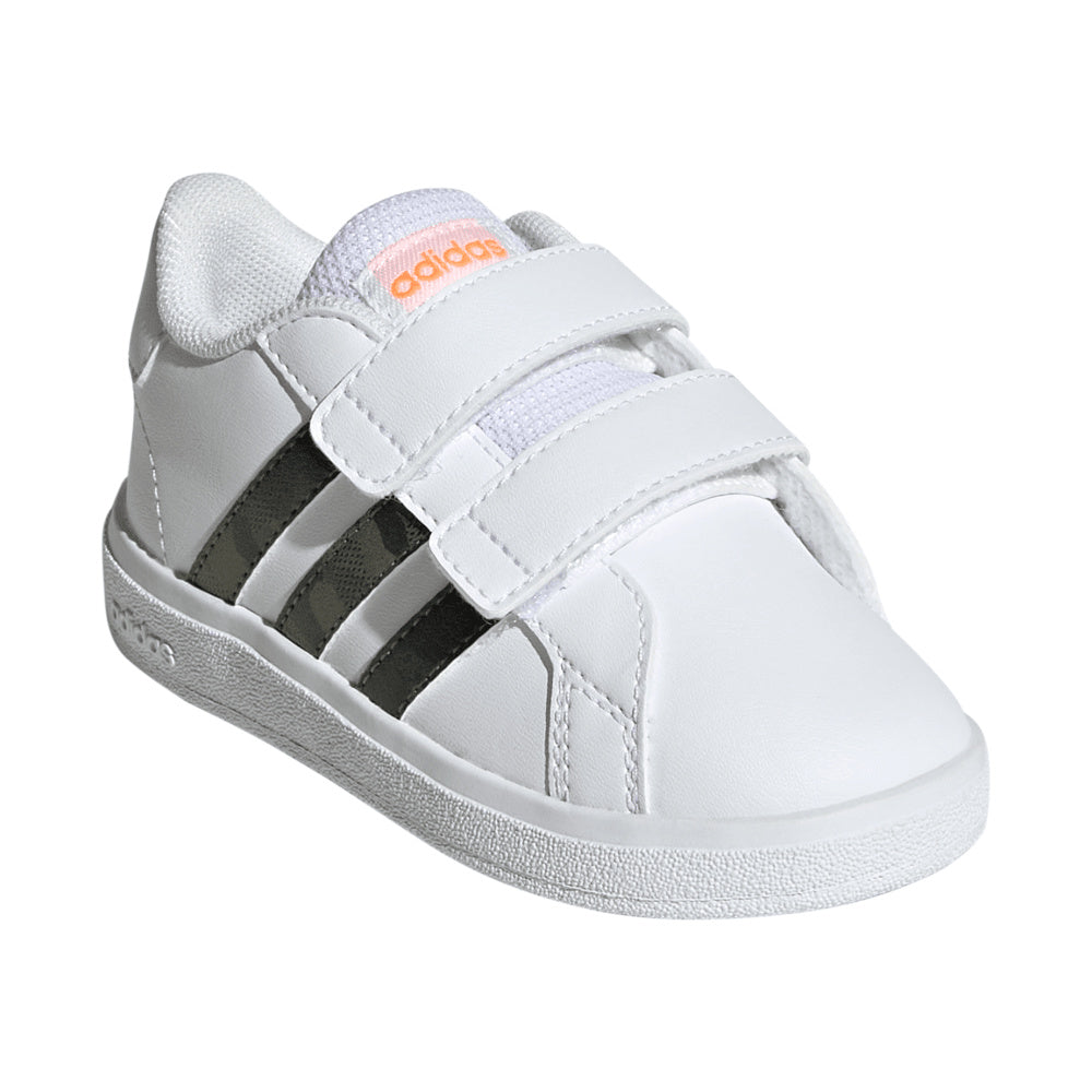 Adidas | Infants Grand Court 2.0 CF (White/Screaming Orange)