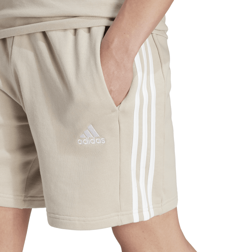 Adidas | Mens 3-Stripe French Terry Short (Wonder Beige)