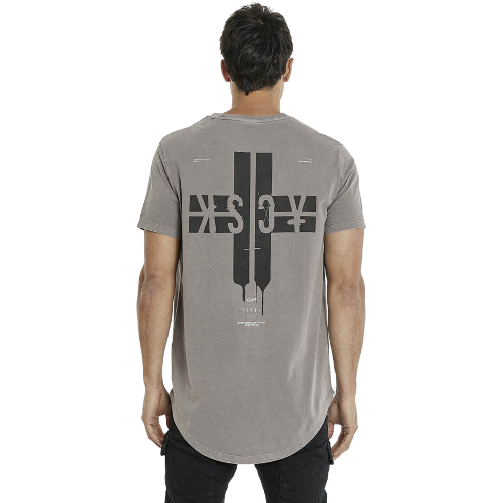 KSCY | Mens Mission Venice Dual Curved Tee (Pigment Iron)
