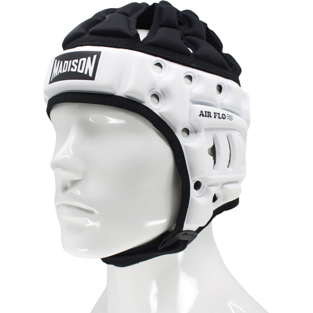 Madison | Air Flo Headguard (White/Black)