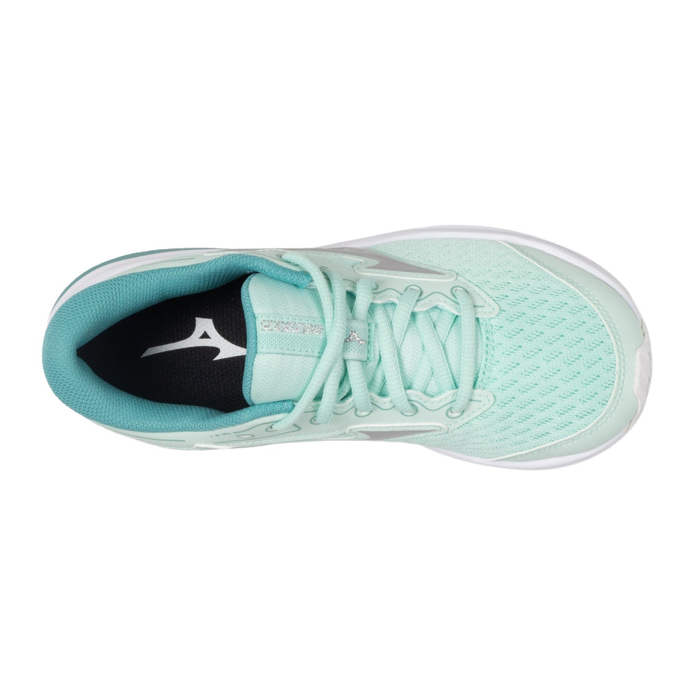Mizuno | Wave Rider 25 Jr (Mint/Silver)