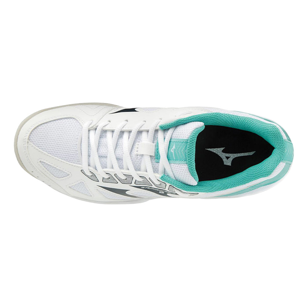 Mizuno | Kids Cyclone Speed 2 Jr NB (White/Cyan)