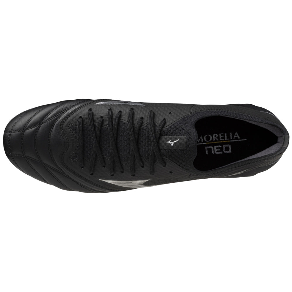 Mizuno | Mens Morelia Neo IV Beta Elite (Black/Galaxy Silver)