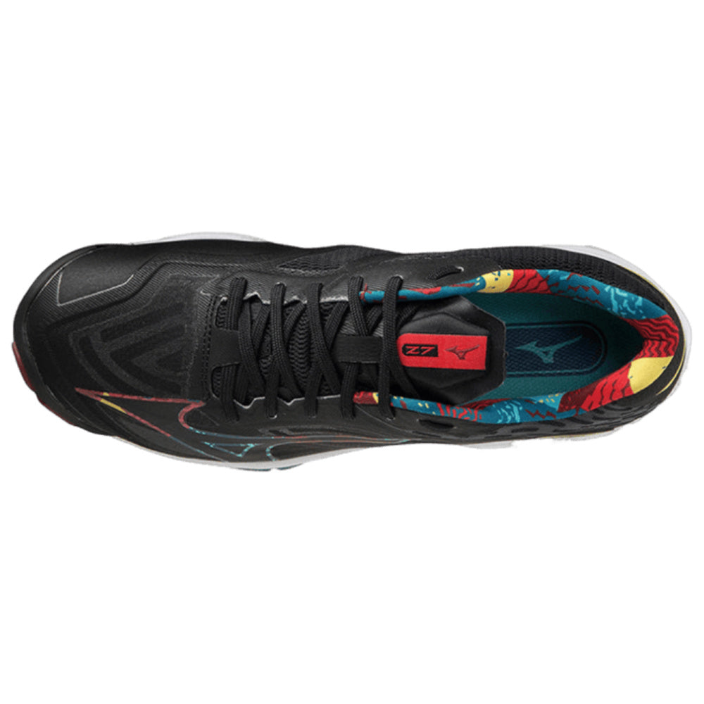 Mizuno | Mens Wave Lightning Z7 (Black/Yellow/Red)