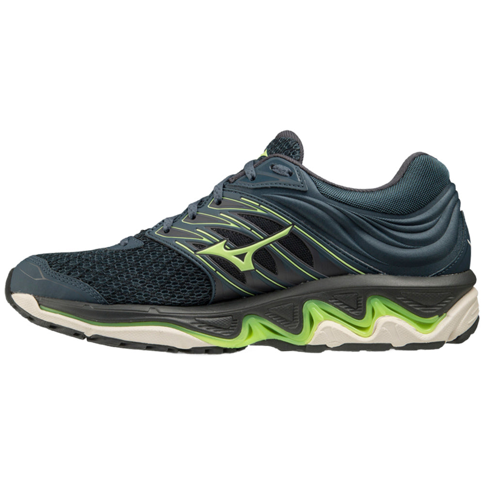 Mizuno | Mens Wave Paradox 5 (Vintage Indigo/Neo Lime/Total Eclipse)