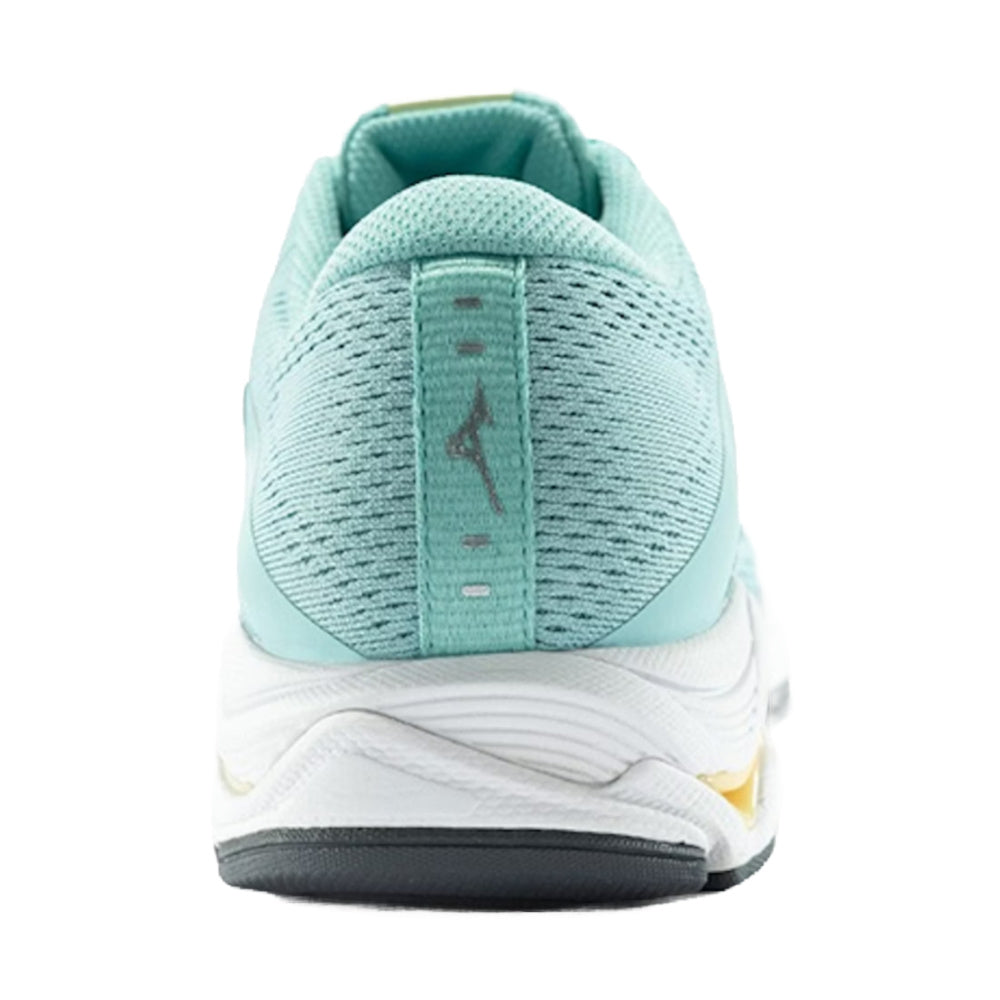 Mizuno | Womens Wave Equate 5 (Aqua Blue/Light Yellow)