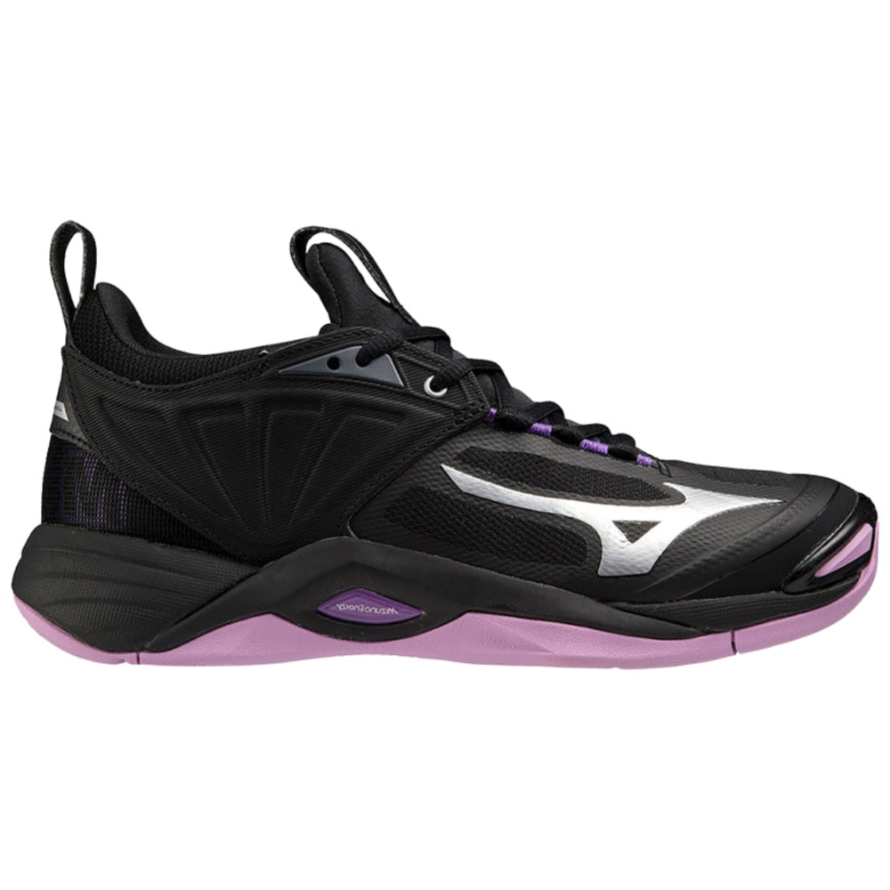 Mizuno | Womens Wave Momentum 2 NB (Black/Purple)